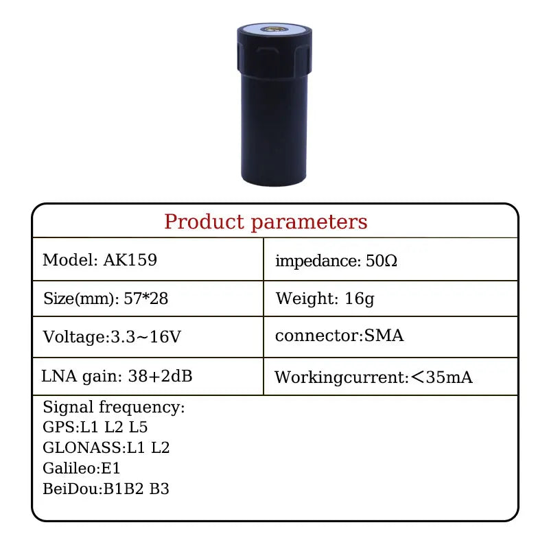 for UAV UM980/UM982 Compass IST8310 Module Type-C Connector Full Frequency High-precision Positioning RTK Centimeter Surveying