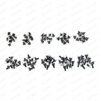 100pcs 10value 6x6mm Panel PCB Momentary Tactile Tact Mini Switch kit Box6*6*4.3/5/6/6.5/7/8/9/10/11/12mm Right Angle With stent