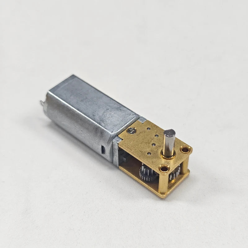 Micro Mini N20/N30/050 All-Metal Worm Gear Motor - DC 12V Slow Speed 4-762rpm High Torque Self-Locking Right Angle Shaft