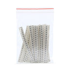 660pcs/Lot 0803/ 0805 /1206  1% SMD Chip Resistor Assorted Kit 1R - 1M Ohm 33valuesX20pcs Resistance Sample Set