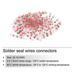 10/30/50PCS Waterproof welding heat shrinkable wire connector soldering sleeve wire terminal kit marine insulation