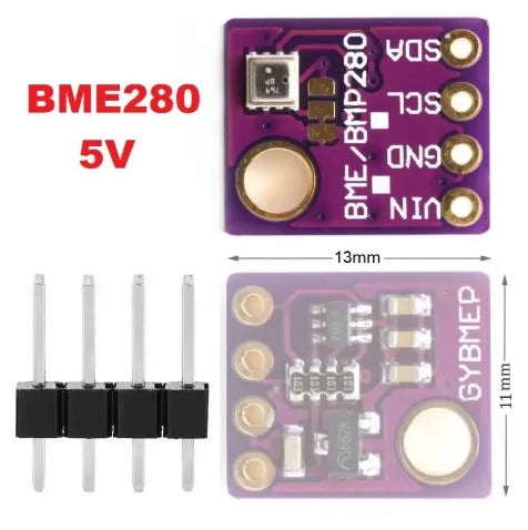 GY-BME280 3.3V 5V BMP280 bmp180 Digital Sensor Temperature Barometric Air High Precision Atmospheric Pressure Module I2C SPI