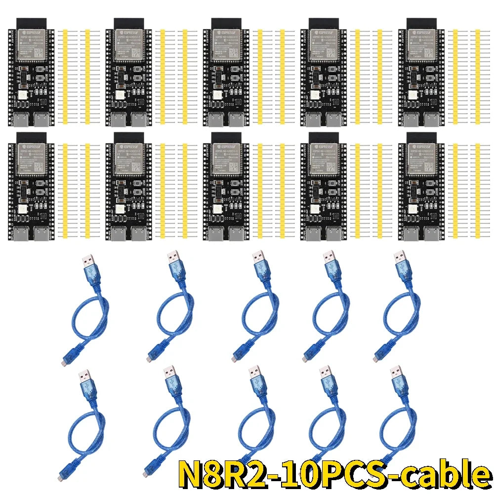 3-10PCS ESP32-S3 Development Board 44Pin Type-C WiFi BLE N16R8 16MB Flash 8MB PSRAM N8R2 8MB Flash 2MB PSRAM