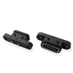 Type-C TYPE C 2Pin Female USB C Socket 2P Waterproof USB Connector 180 Degree Fast Charge Charging Interface