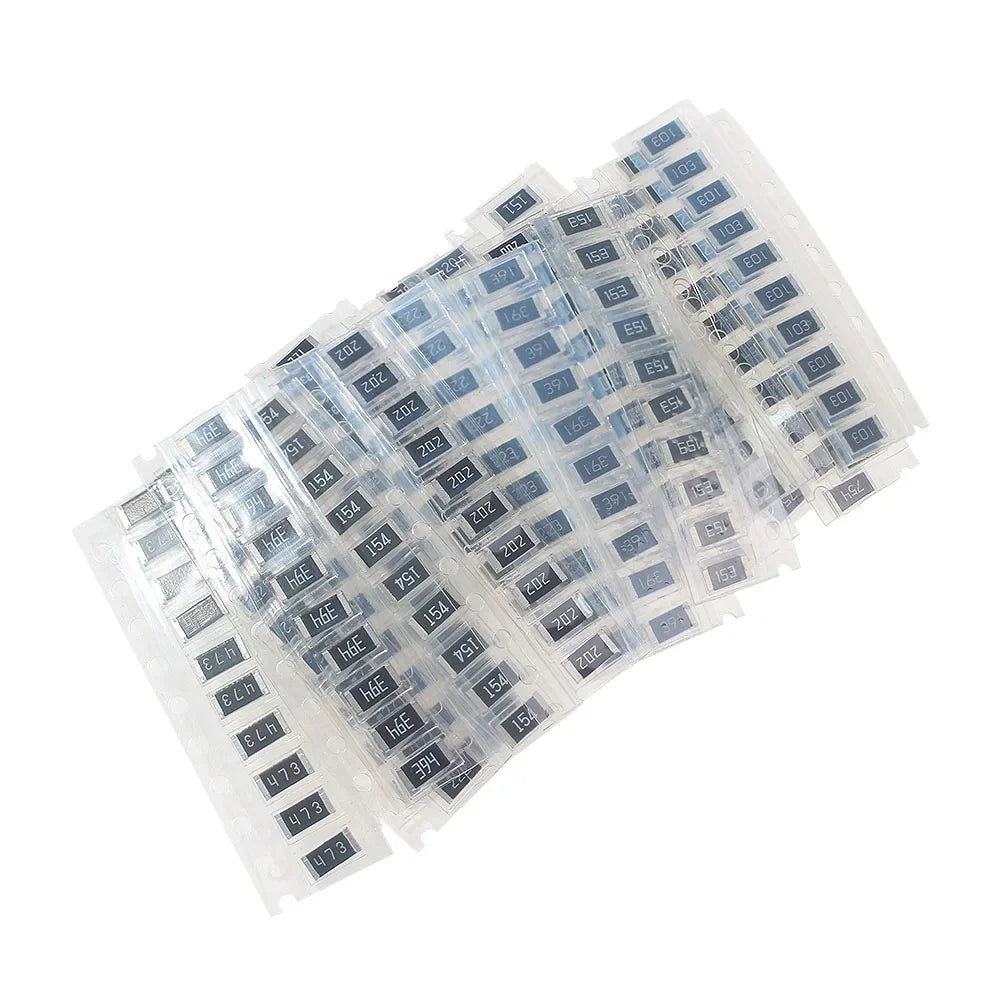 800-4000PCS 80 Values Resistors Kit 0402 0603 0805 1206 2010 SMD Resistor 10R~910K Ohm DIY Kit Resistance 5%