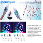 2026 50pcs WS2811 2811 IC RGB Full Color 12mm Pixels Digital Addressable 5V Dream Color LED Pixels Module IP68 Waterproof Light
