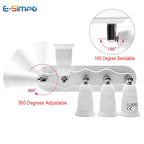 3/4/5 E26 E27 Edison Screw CFL LED Lamp Bulb Base Adapter Anti-Flame PBT Pendant Ceiling Mount Light Socket Splitter Extender
