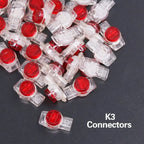 Hoolnx K1 K2 K3 Connector UY1 UY2 UR Wire Connector, Waterproof RJ45 RJ11 Telephone UY Splice Connector Network Cable Terminals