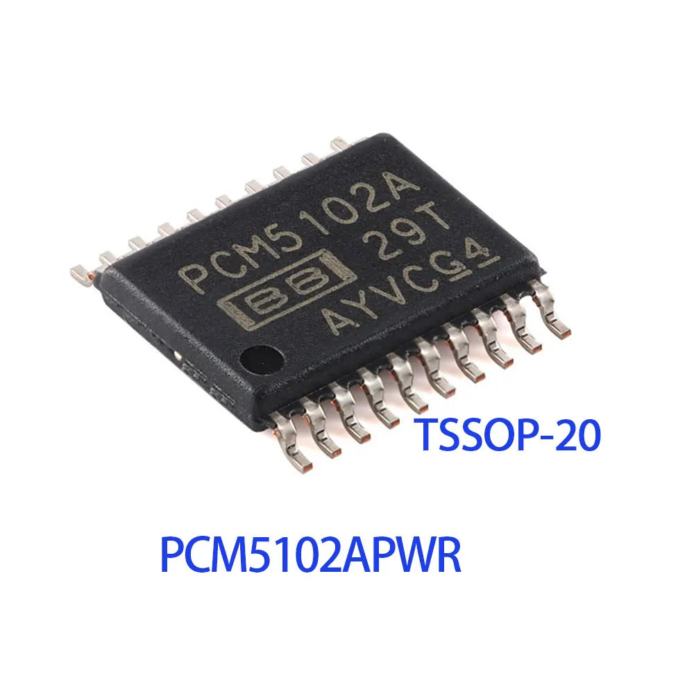 5PCS PCM5102APWR PCM5102A PCM5102 IC Chip TSSOP-20