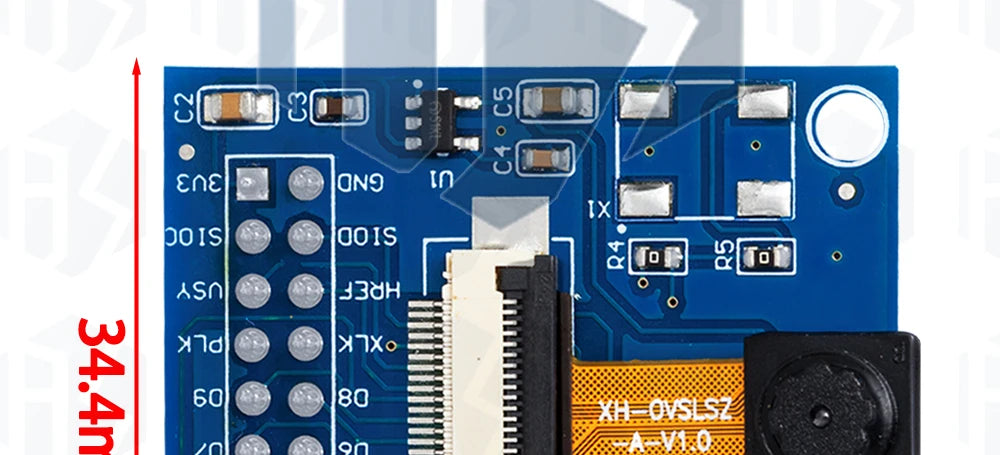 BS 1PCS  OV7670 module with adapter board contains the camera Integrated Circuits Board
