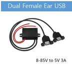12V 24V 36V 48V 60V 72V 80V to 5V 3A 8-85V to 5V DC Step Down USB Converter With Car Charger Power Supply Output Waterproof