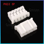 20/40Sets JST PH 2.0 female material PH2.0 2mm pitch Connectors Leads Header Housing PH-Y PH2.0MM Housing 2P/3P/4P/5P/6P/7P/8P
