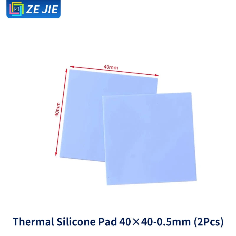 Thermal Pad Silicone Sheet with Adhesive Backing, Silicone Grease, CPU GPU Memory Cooling, Laptop GPU North‑South Bridge Heat Di