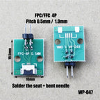 1pcs 4/6/8/10/12/15/16/18/20/22/24/26/30/34/36/40/42/45/50/56 Pin FPC/FFC Adapter Board 0.5mm To 2.54mm Connector