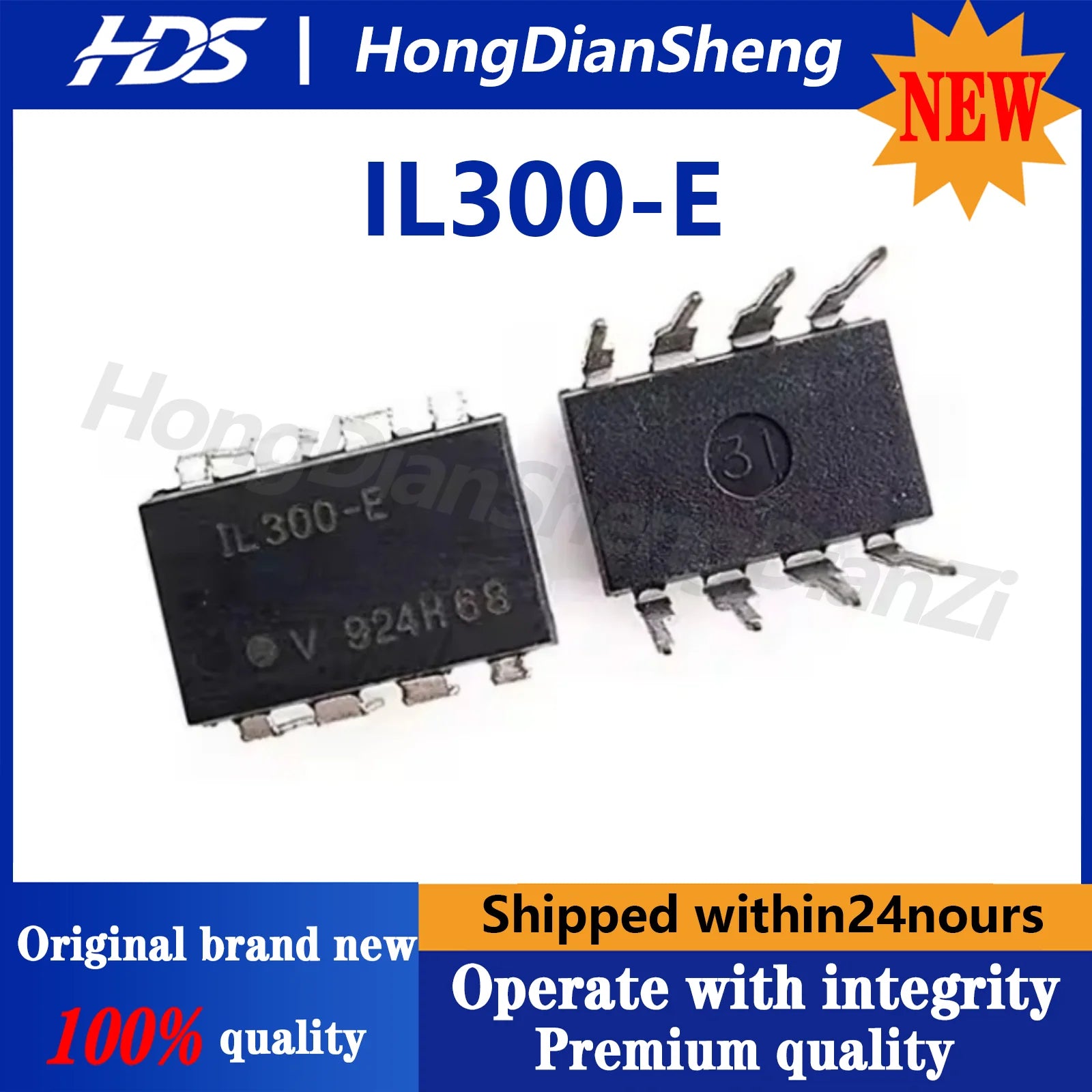 (1-10pcs)100% New IL300-E In-line DIP-8 Optocoupler Isolator IL300E Chipset