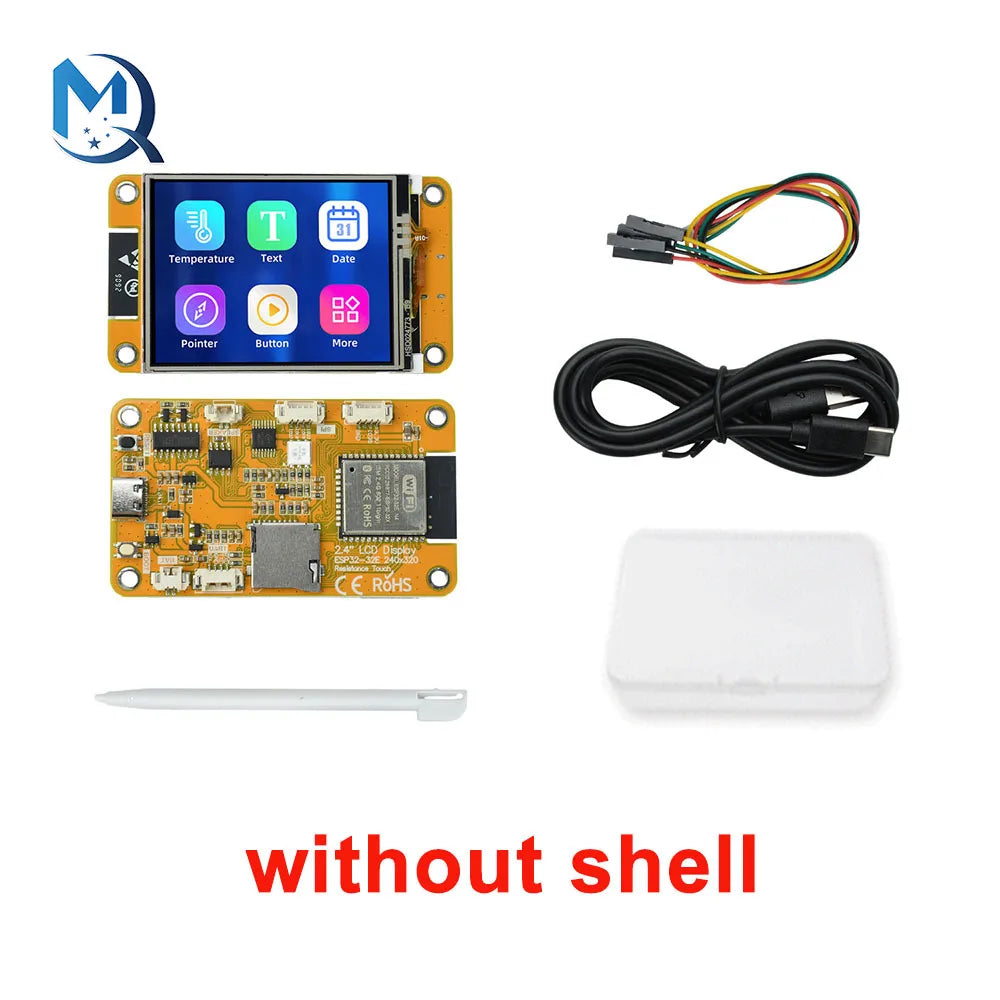 ESP32 2.4-Inch Capacitive Touch Display Wifi Bluetooth Development Board 240 x 320 Resolution Development Board CH340 Type C