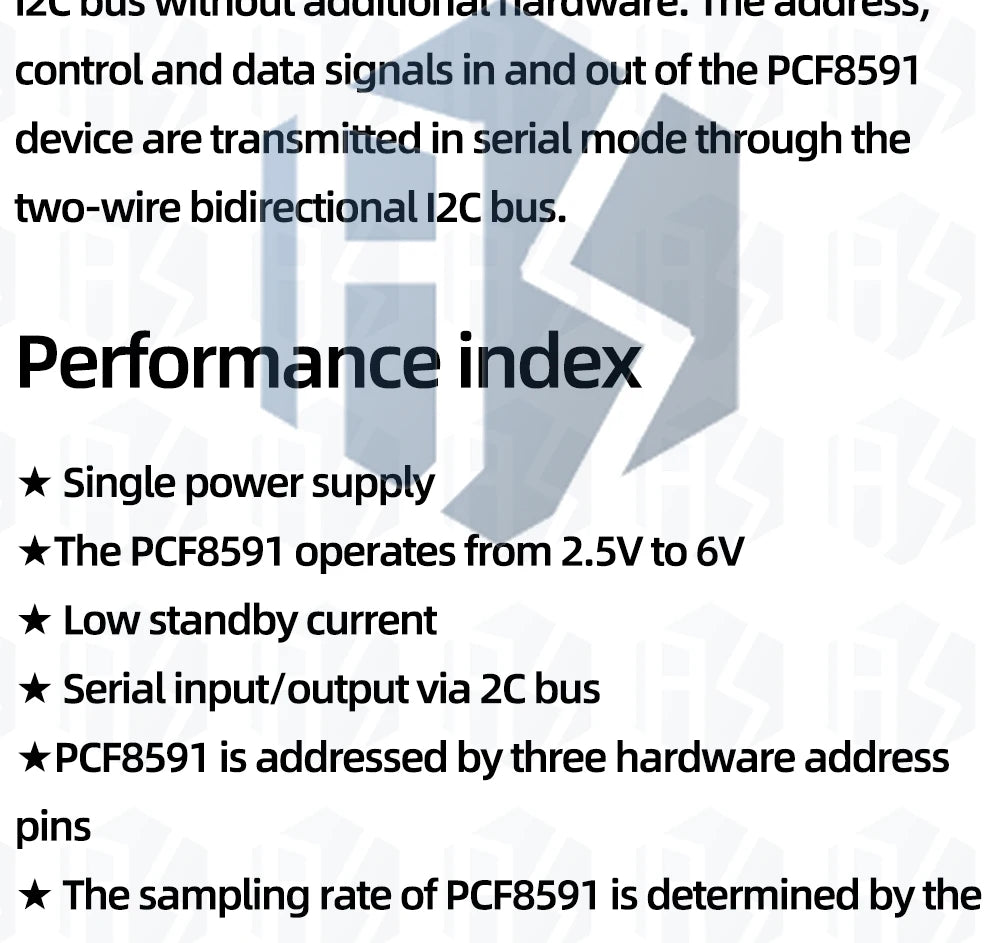 PCF8591 AD / DA Conversion of to Digital /Digital-to- Converter Module Temperature Illumination