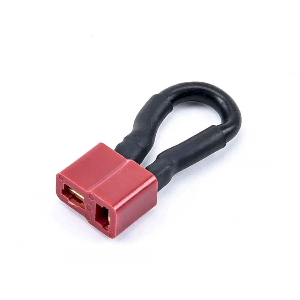 HPXGRC 1Pcs T Deans XT30 XT60 XT90 XT90S EC3 EC5 TRX JR MPX Plug for Bind Plug Loop Connector Short Circut Battery Jumper Cable