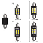 2/4/10/20 PCS C5W LED Bulb Canbus Festoon 31/36/39/41MM 12V 3030-6SMD 6500K White Car Interior Dome Reading License Plate Lights