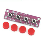 Touch four button switch module compatible with Arduino development board sensor Raspberry PI 51 MCU suite