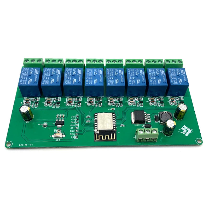 ESP8266 / ESP32 WIFI 8 Channel Relay Development Board ESP-12F / ESP32 DC5V/7-28V