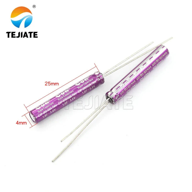 Farad capacitor 3V 1F/3.3F/10F/20/25F/60F reserve power capacitor for driving recorder