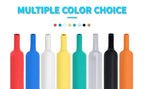 1~10m Transparent 1.6~ 50mm 3:1 Heat Shrink Tubing With Glue Double Wall Adhensive Lined Wire Polyolefin Cable Sleeve Waterproof