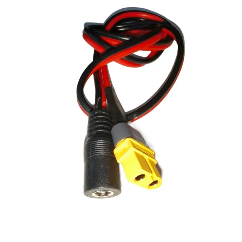 12AWG XT60 to Cigarette Lighter O-Ring Terminal M8/XT60i//DC5521 Charging Adapter Wire