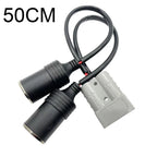 Robust For Anderson Connector 50Amp to 16A Female Socket Adapter for Powering Vehicle For Refrigerators and Compressors