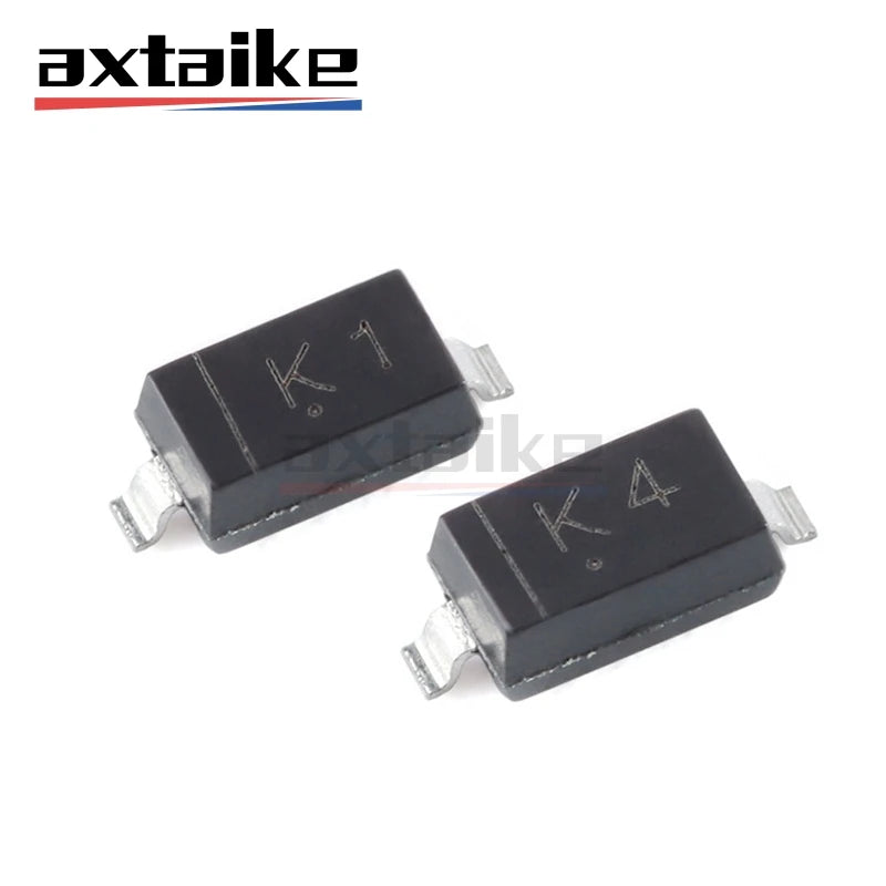 100PCS MMSZ5251B K1 22V MMSZ5252B K2 24V MMSZ5254B K4 27V MMSZ5255B K5 28V T1G 350mW SOD-123 SMD Zener Diode