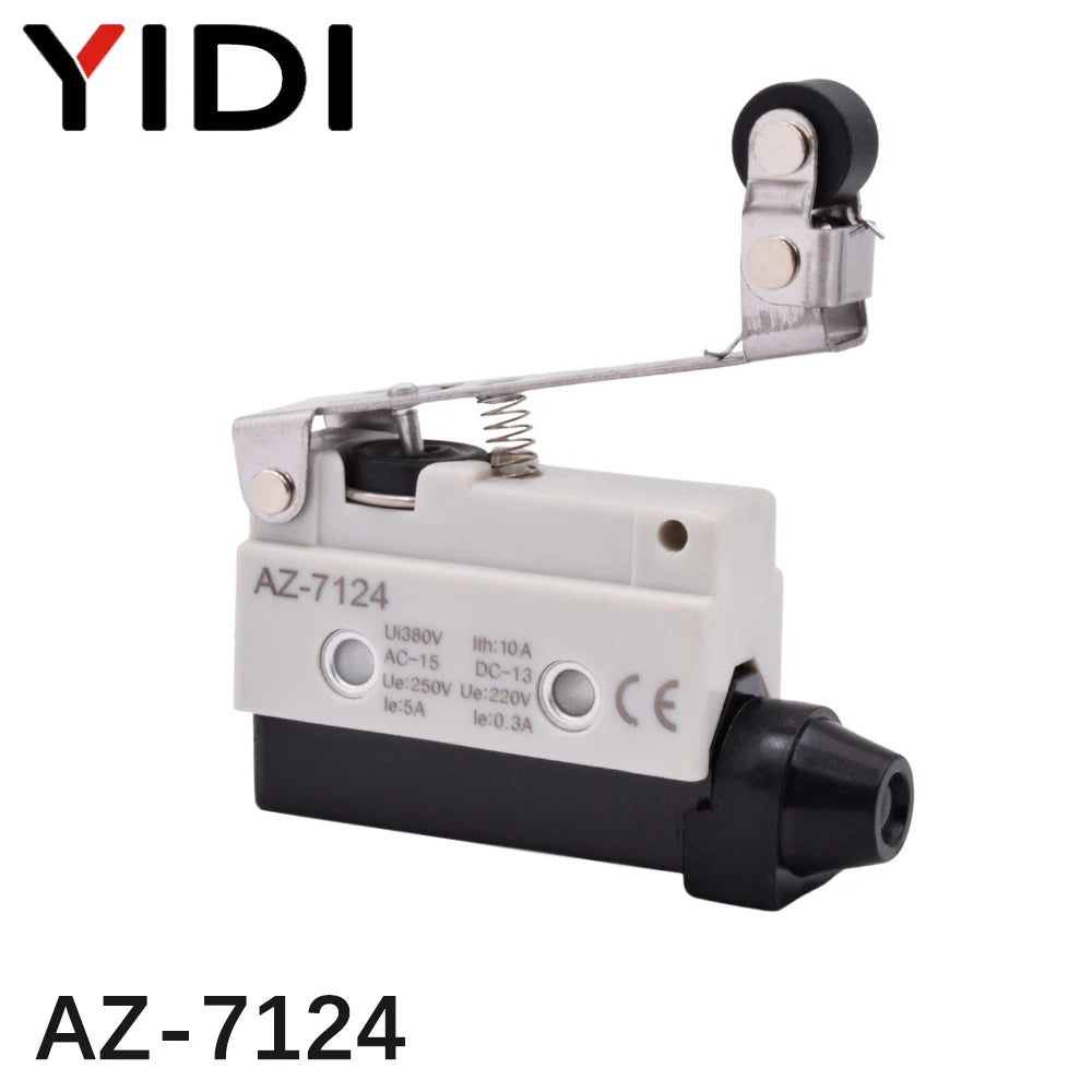 YIDI Waterproof Micro Limit Switch 10A 250V Roller Lever Arm AZ-7312 AZ-7311 AZ-7121 Horizontal Type