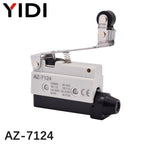 YIDI Waterproof Micro Limit Switch 10A 250V Roller Lever Arm AZ-7312 AZ-7311 AZ-7121 Horizontal Type