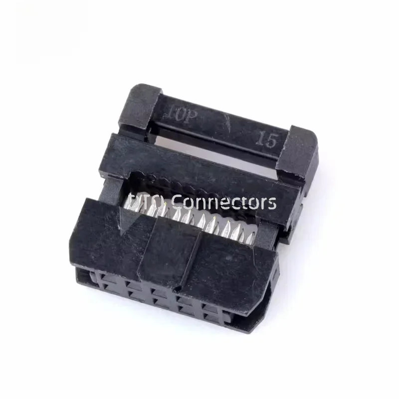10Pcs 2.0 2mm Pitch FC 2X3/4/5/6/7/8/10/12/13/15/17/20/25 Pin IDC Female Header Socket Connector For 1.0mm Flat Cable