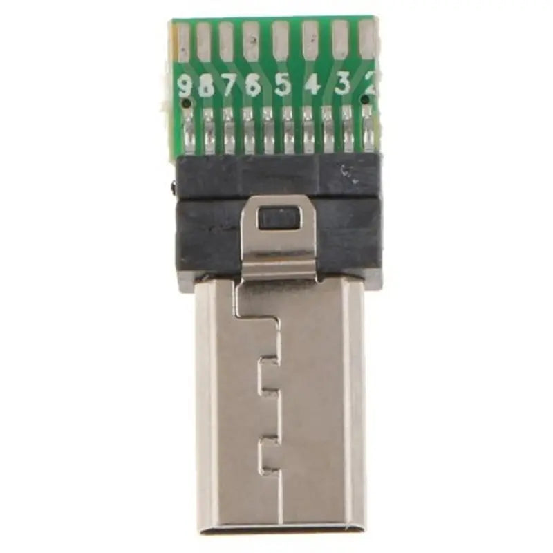 B03B-For Sony S2/S3 MULTI Micro Camera 5-Pack Mini USB Connector 15 Pin Data USB PCB Flat Micro USB Plug Adapter