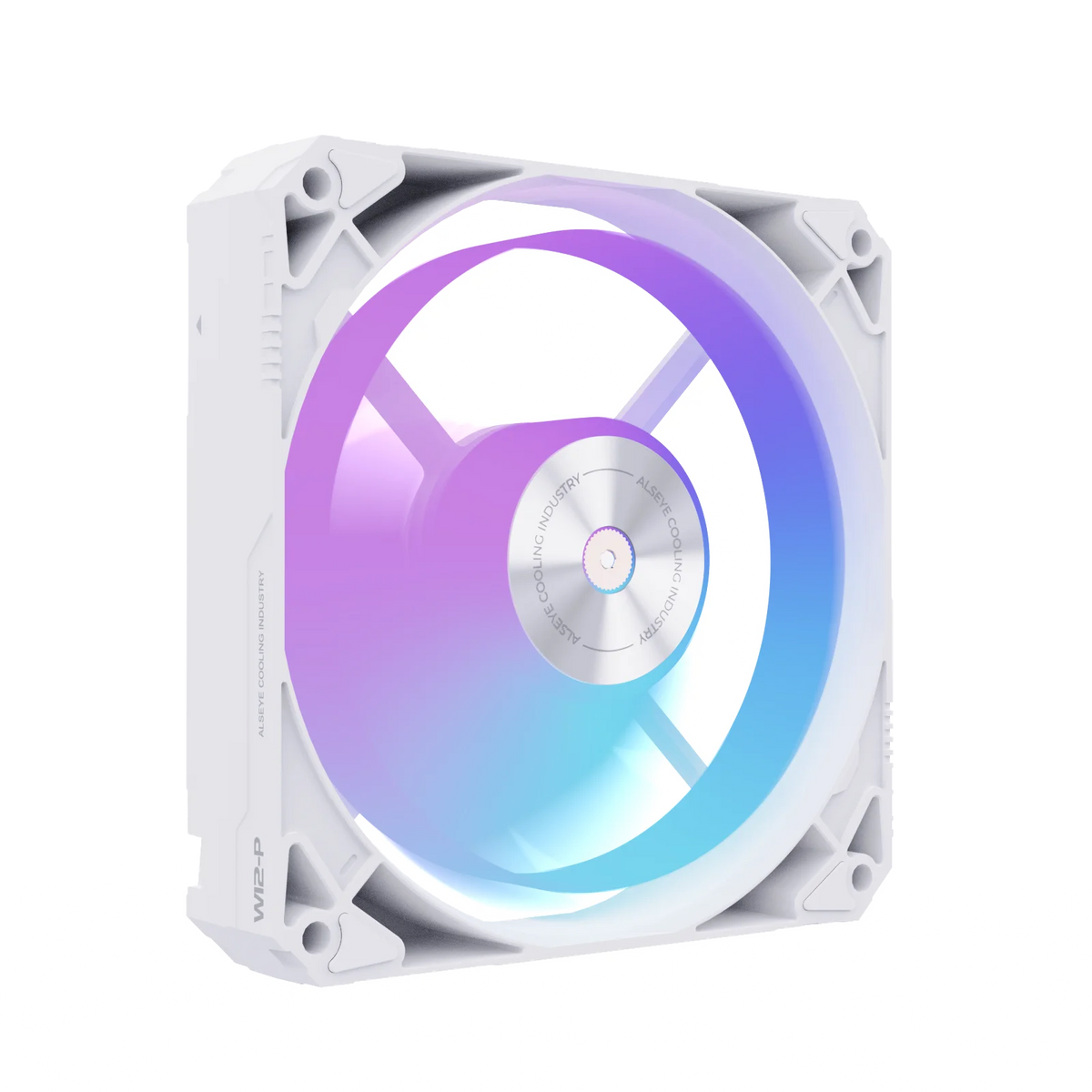 ALSEYE W12P 12CM Case Cooling Fan with ARGB Synchronization PWM Intelligent Temperature Control Silent 900-3000RPM
