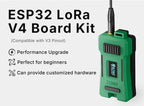 Heltec V4 WIFI Lora 32 Meshtastic GPS package ESP32-S3 SX1262 Dev-Board Kit Case Green Antenna GPS Module Installable Meshcore