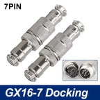 GX16 Docking Aviation Connector 2 3 4 5 6 7 8 9 10 Pin Male Female Plug Socket Inline Wire Panel Cable Connector Adapter Joint