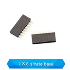 10PCS 2.54mm Pitch Single Row Female 2~13P PCB Socket Board Pin Header Connector Strip Pin Header