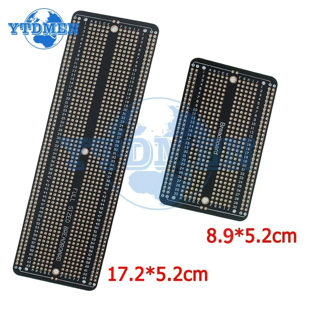 1-3PCS 5.2x8.9cm Standard Permanent Breadboard 5.2x17.2cm Double Sided PCB Prototype Board Protoboard Diy Electronic for Arduino
