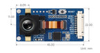 80x62 Thermal Imaging Camera HAT, 25 FPS, -20°C to 400°C, SPI/I2C, No Shutter, for Raspberry Pi Industrial Temperature Monitorin
