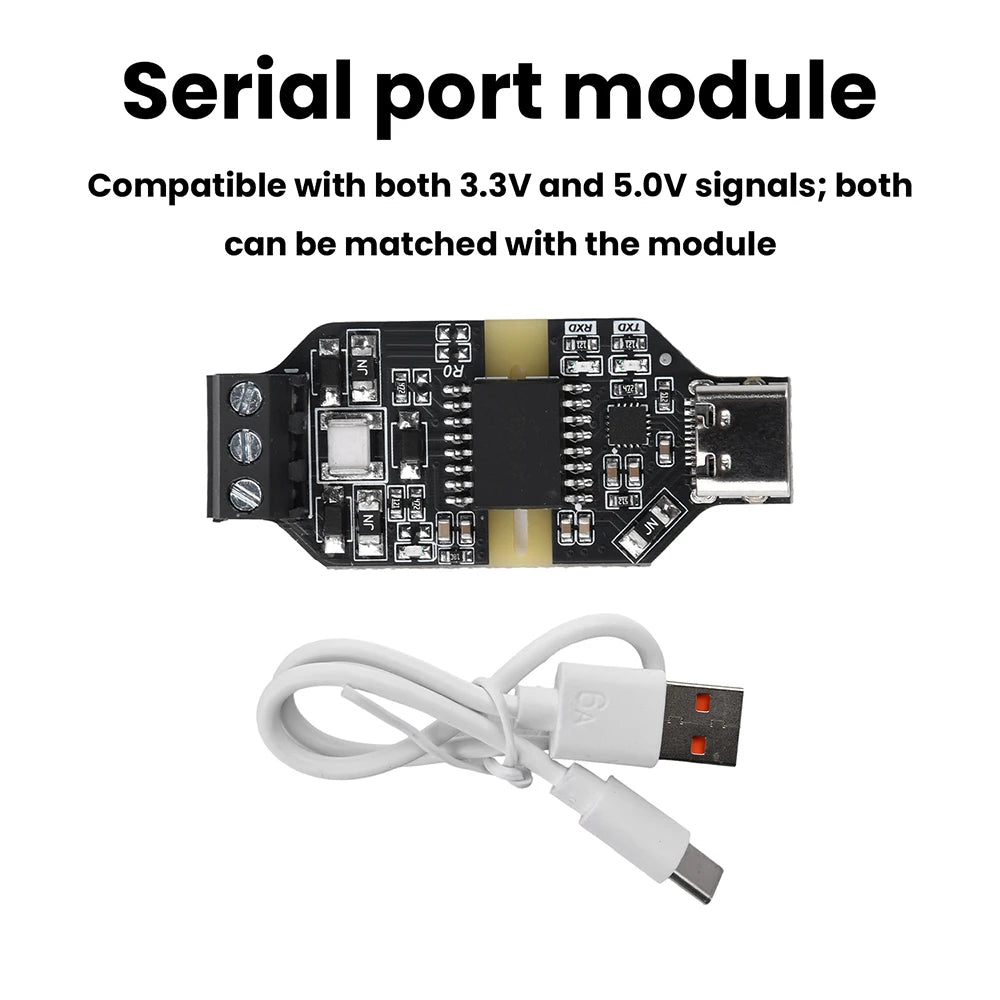 CH343P module 6Mbps USB to RS485 Isolated Converter Industrial Grade Type-C Interface 16KV Isolation Dustproof USB to TTL serial