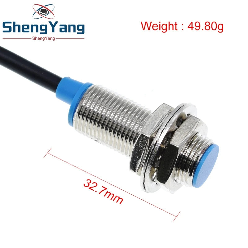 1/2/5pcs TZT NJK-5002C Hall Effect Sensor Proximity Switch NPN 3-Wires Normally Open + Magne