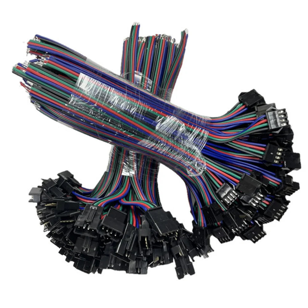 2Pin 3Pin 4Pin 5Pin 6Pin Led JST Connector Male/Female Wire Connector Led Strip Plug Connector Wire Cable for Led Light Driver