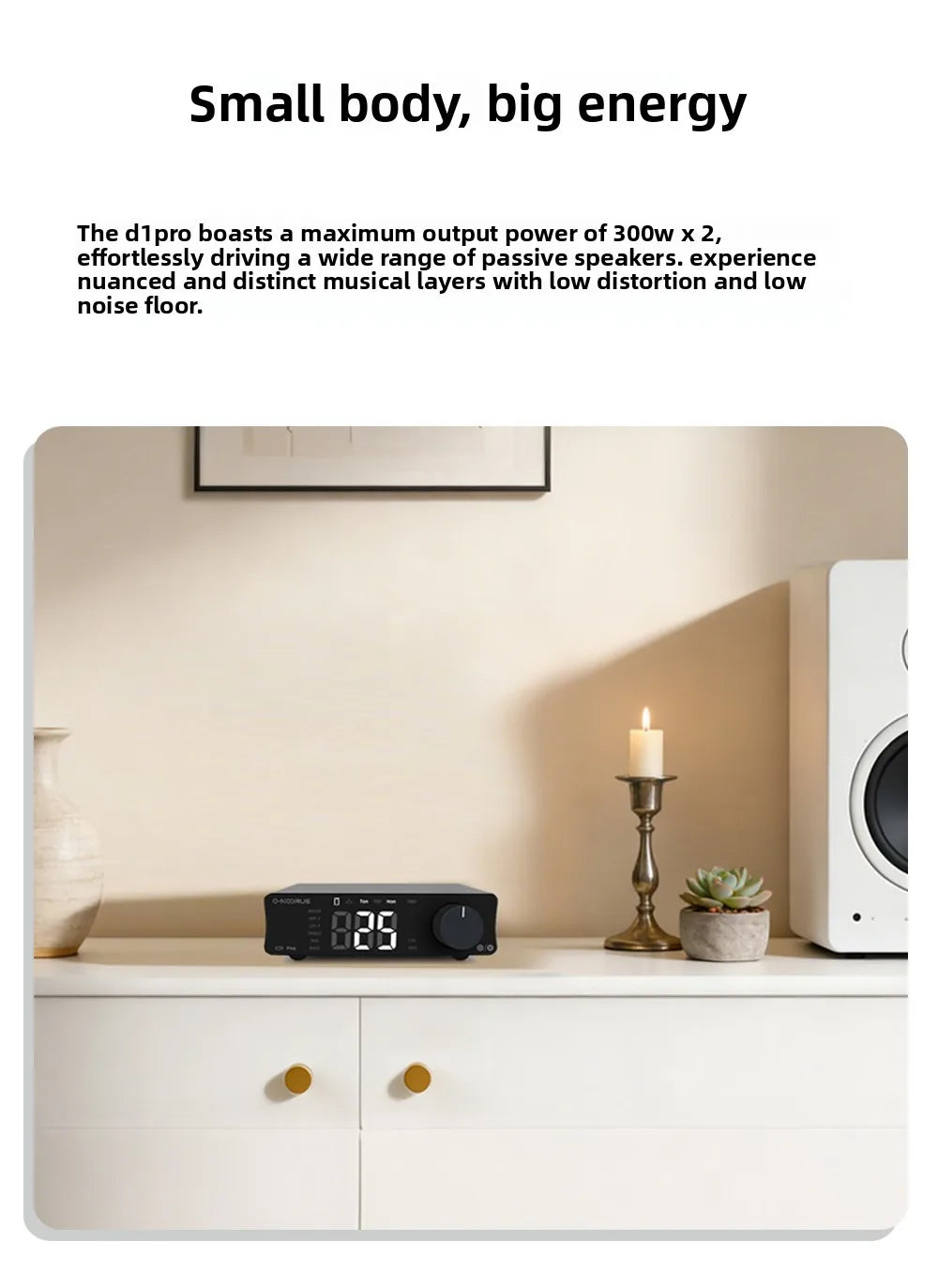 D1pro tpa3255 pffb stereo power amplifier 2.1 channel pure post-stage digital power amplifier