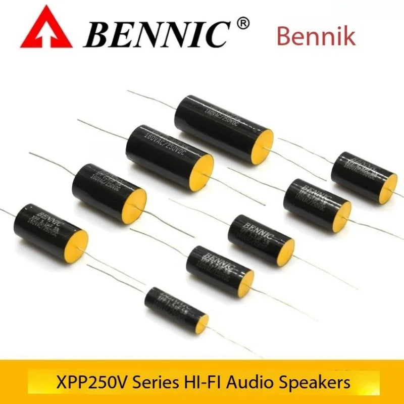 1PCS BENNIC CROSSOVER CAPACITOR XPP METALLIZED POLYPROPYLENE 250V 5% (PAIRED)