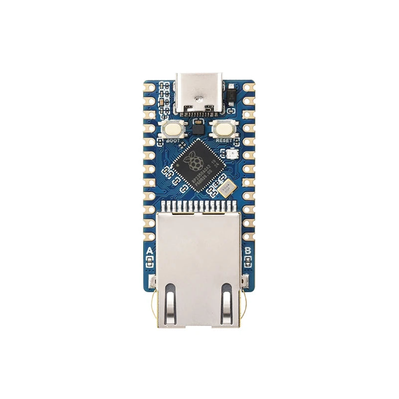 Raspberry Pi Pico 2 RP2350-ETH Mini Development Board RP2350 Ethernet Port Module RP2350 Dual Core Processor