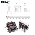 5PCS 10mH 20mH 30mH UU9.8 Common Mode Choke Inductor For Filter Pitch 40mH 50mH 10mH-50mH