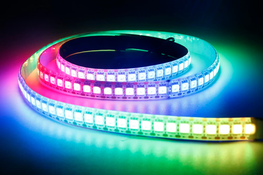 1-3M WS2812B WS2815 LED Strip 144 Pixels/LEDs/m Addressable IC Smart 5050 RGB LED Strip Light IP30/IP65/IP67 DC5V/12V