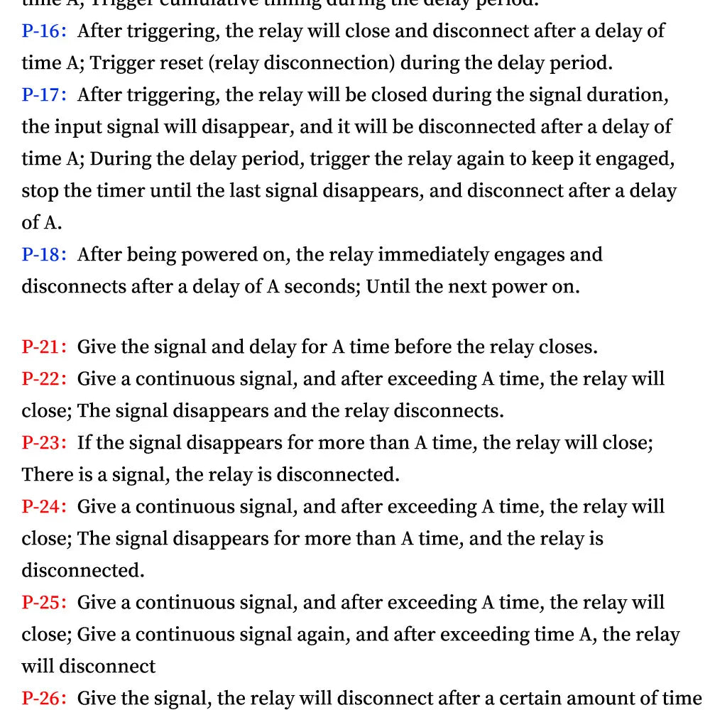 DC 5V 12V 24V 10A Adjustable Time Delay Relay Module LED Digital Timming Relay Timer Delay Trigger Switch Timer Control Switch