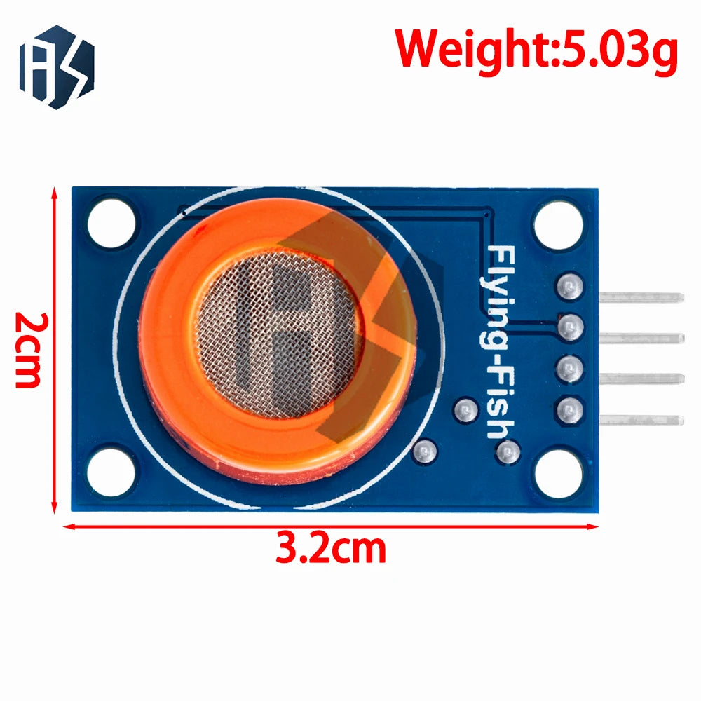 MQ Series Gas Detection Sensor Module Kit - Includes MQ-2, MQ-3, MQ-4, MQ-5, MQ-6, MQ-7, MQ-8, MQ-9, and MQ-135 for Gas Sensing